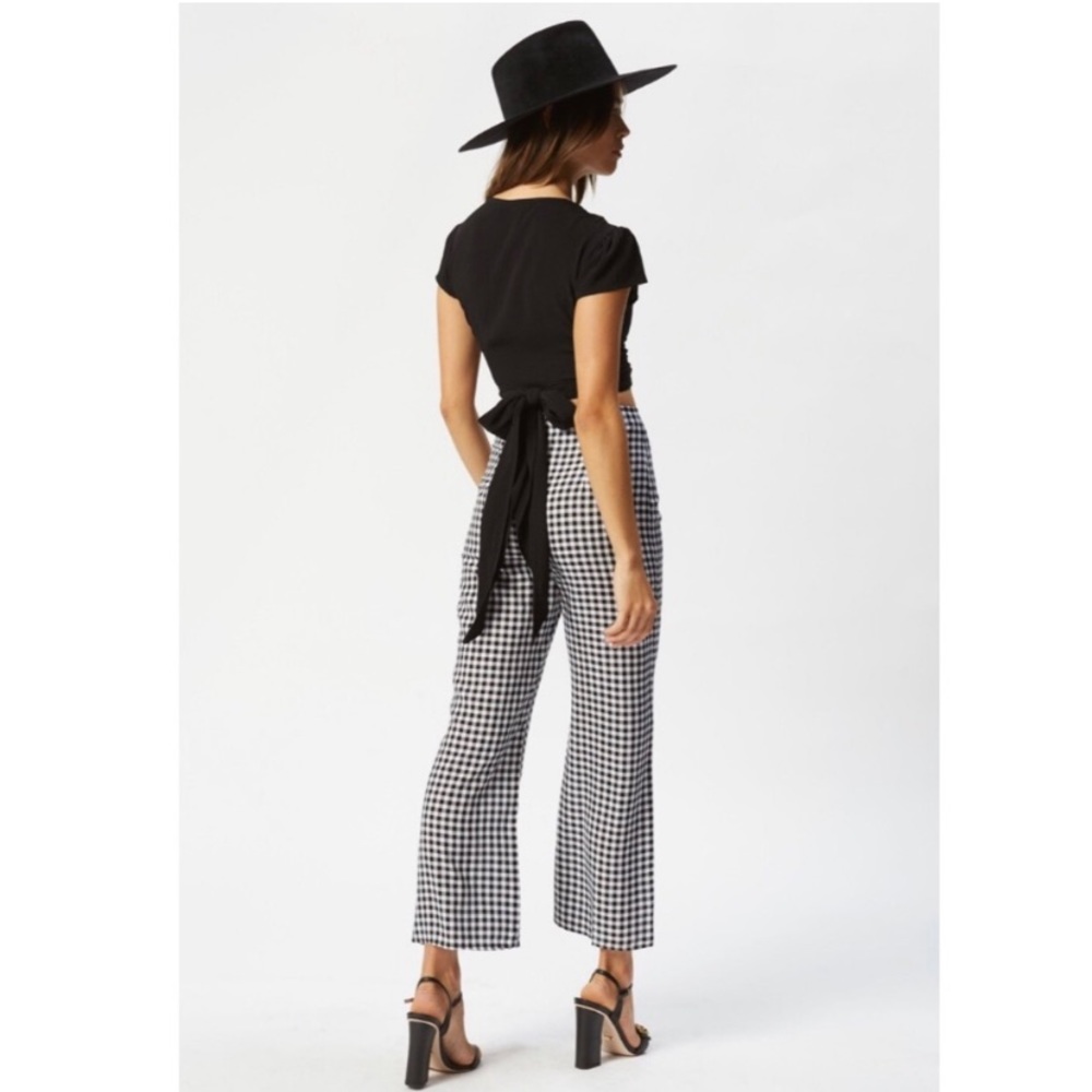 Flynn skye checkered gingham high waisted Parker  pants - Picture 3 of 6